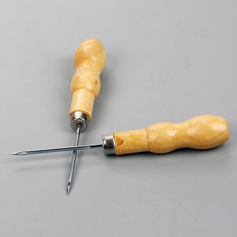 上鞋锥子带孔 原木手柄上线专用锥子 财务装订木柄锥子,淘宝优惠券,粉丝福利购,淘宝优惠卷