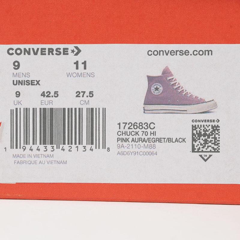 匡威 Converse Men Chuck 70Hi男子高帮运动休闲鞋轻质耐磨休闲鞋 - 图3