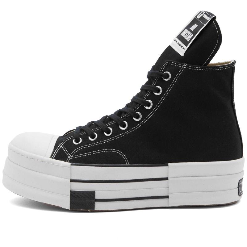 匡威Converse x Rick Owens DBL DRKSTAR HI男子高帮运动休闲鞋-图1