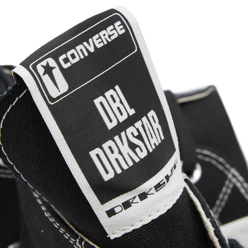 匡威Converse x Rick Owens DBL DRKSTAR HI男子高帮运动休闲鞋-图0