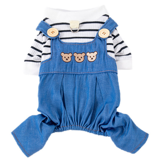 Dog clothes can lead pet four-legged clothes autumn