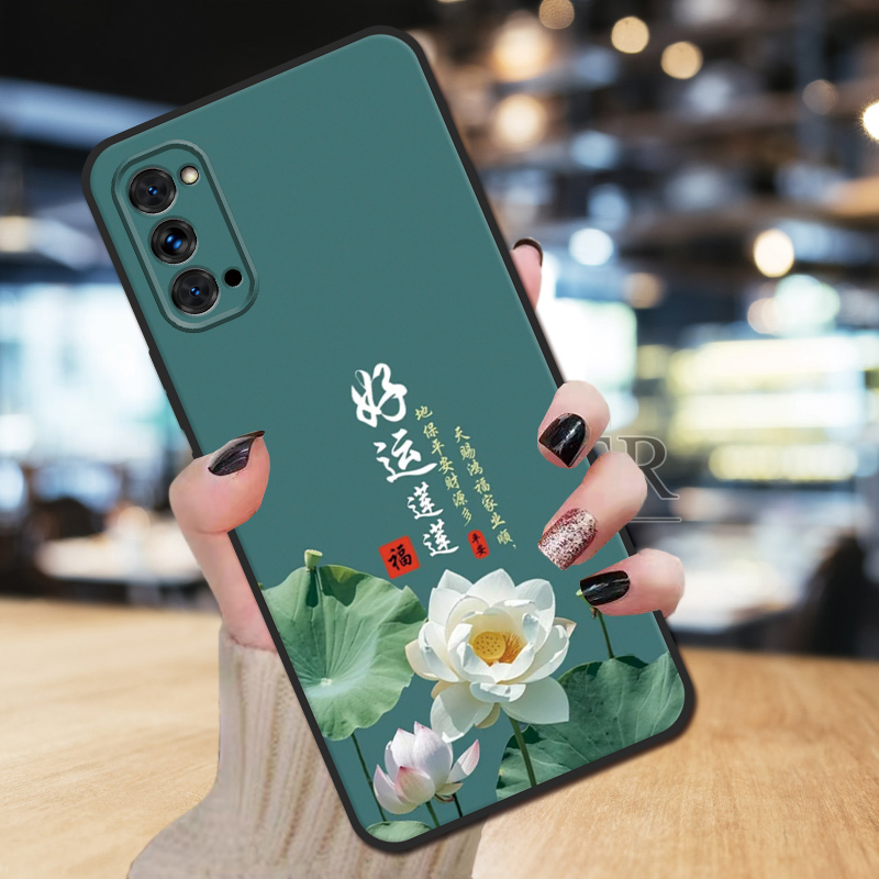 适用opporeno4pro手机壳PDNM00新年全包款reon4pro软硅胶0p0preno4pr0防摔男女可爱高颜值 - 图3