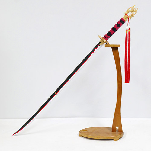 星漫 阴阳师鬼切天剑韧心cos道具服奶切刀剑未开刃武器定制 木质 - 图3