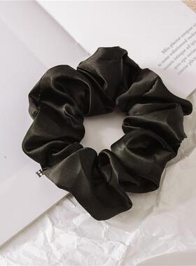 Women Silk Scrunchie Elastic Handmade Multicolor Hair Band P