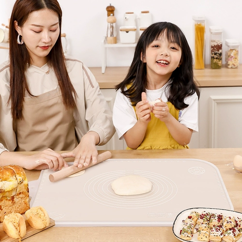 Силиконовый коврик для замешивания, пищевой силикон, пластиковая световая панель, увеличенная толщина