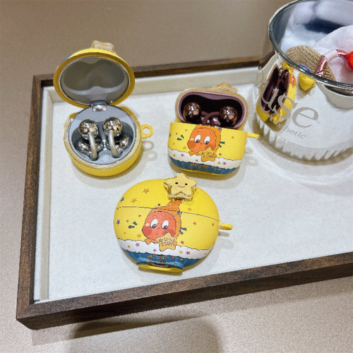 适用于华为Freeclip2典藏版耳机保护壳旋转星星Freeclip2冰梅紫软壳防摔个性星人freebuds7i防掉盖外壳Pro5代 - 图0
