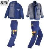 Джинсовый демисезонный хлопковый комбинезон, износостойкая униформа медсестры для работы, увеличенная толщина, защита от ожогов