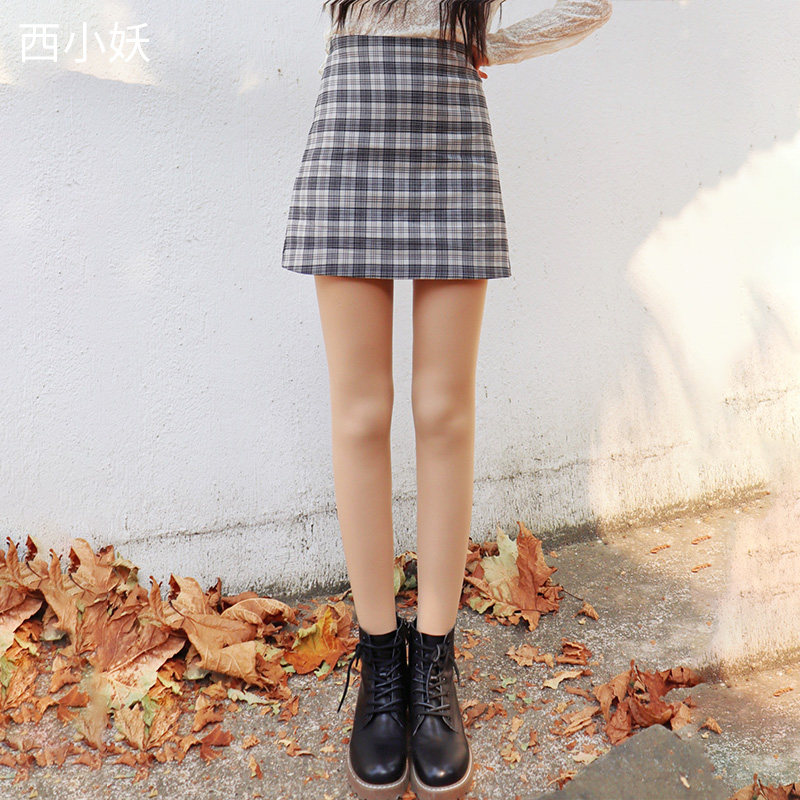 西小妖光腿神器双层踩脚打底袜 西小妖短袜/打底袜/丝袜/美腿袜