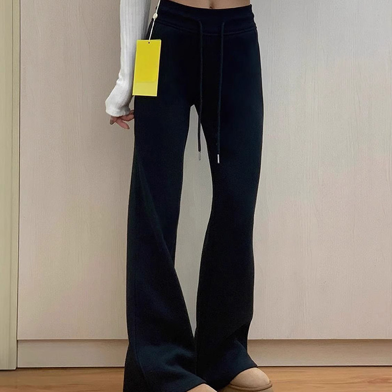 美式休闲微喇运动裤女大码胖mm春季新款遮胯显瘦卫裤梨形身材长裤,淘宝优惠券,粉丝福利购,淘宝优惠卷