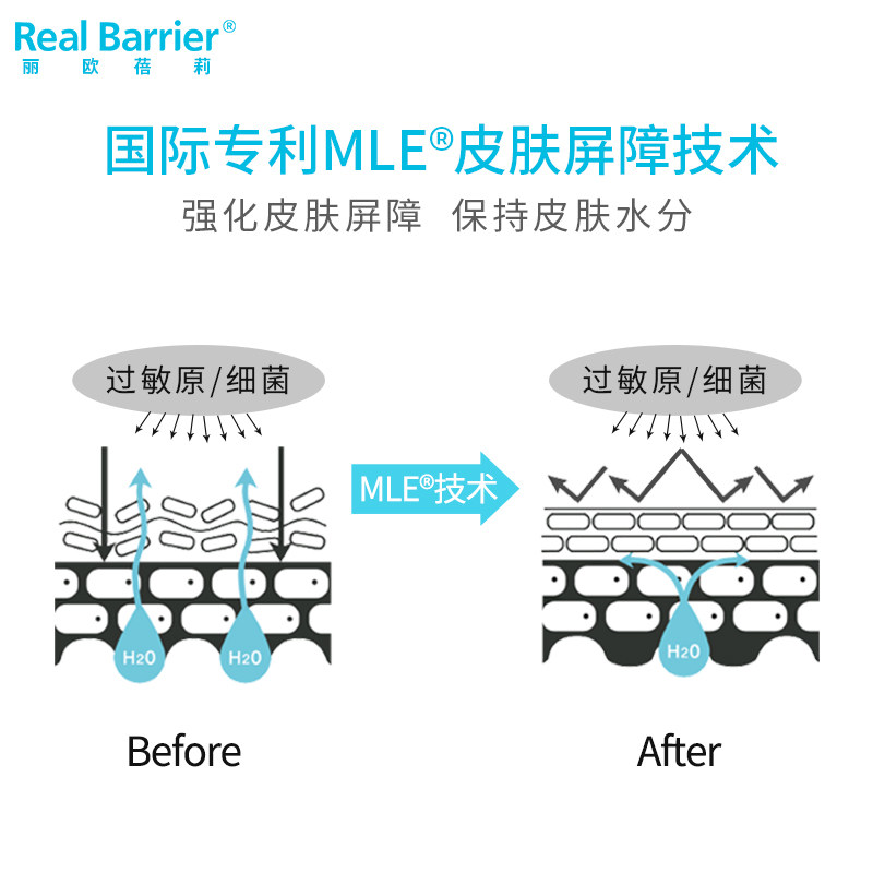 real barrier丽欧蓓莉48小时密集 realbarrier乳液/面霜