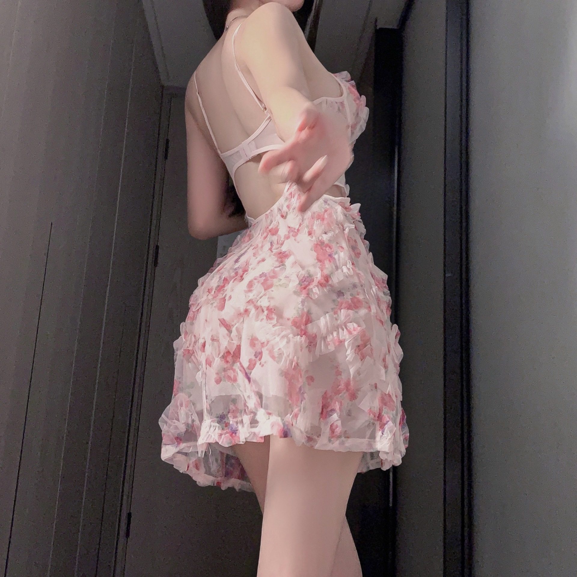 西诗*纯欲爱神*冰丝性感吊带睡裙2025新款夏季高级感睡衣女纯欲风,淘宝优惠券,粉丝福利购,淘宝优惠卷