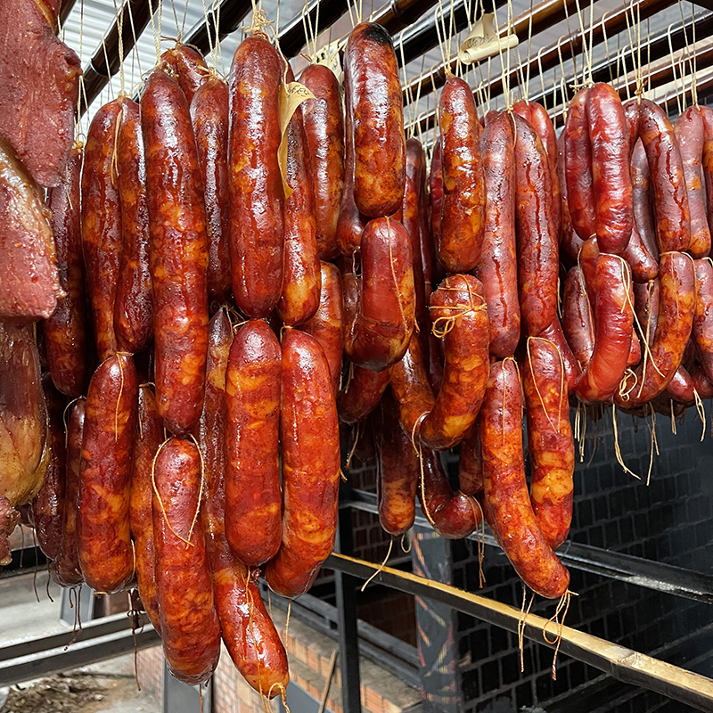 川味腊肠正宗四川特产农家自制烟熏腊肠纯猪肉麻辣香肠腊味年货