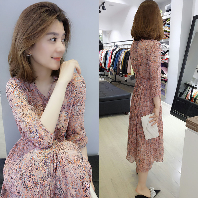 欧洲站夏装2020新款欧货法式北欧风 韩谷苏连衣裙