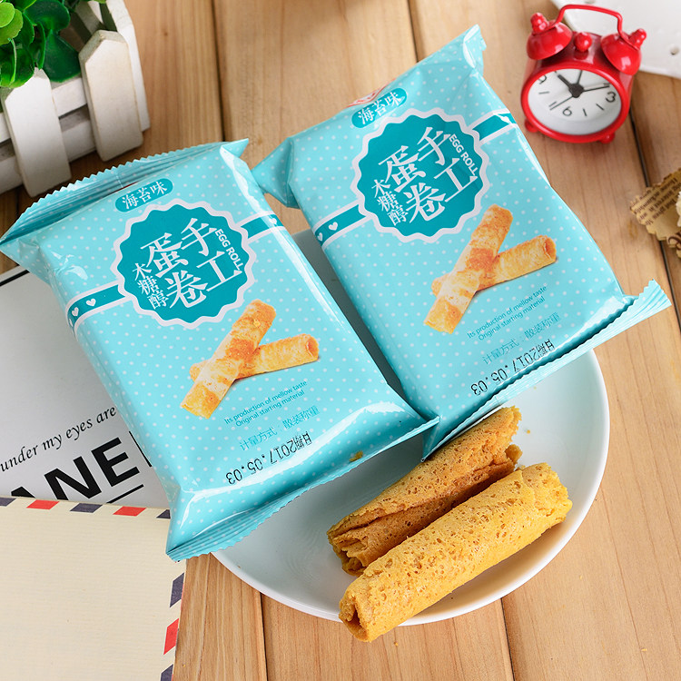 木糖醇咸味早餐糖精孕妇尿人蛋卷 禧食食品传统糕点