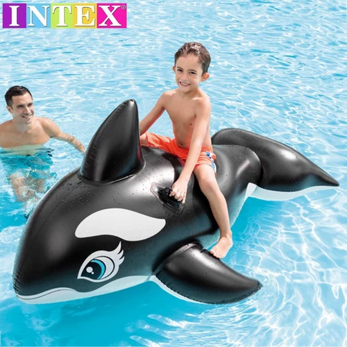 INTEX Водная надувная надувная игрушка для взрослых, плавательный круг для плавания, увеличенная толщина