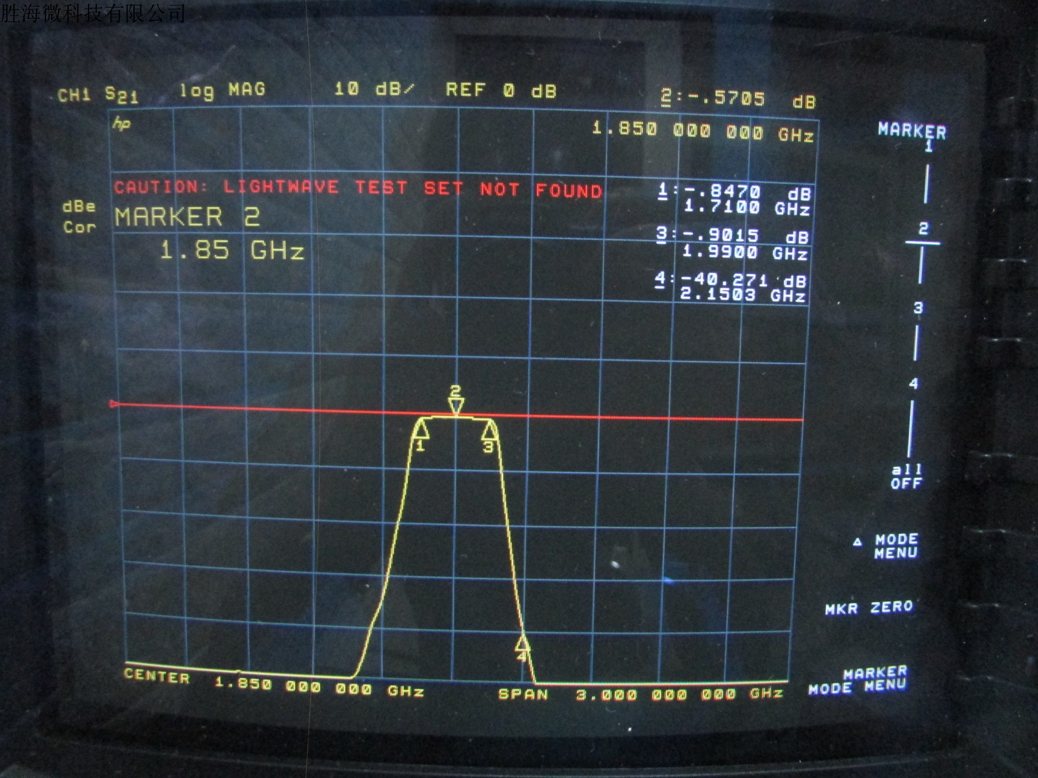 K&L 6B120-1850/H280-O/OP 1.71-1.99GHz SMA母射频带通滤波器-图3