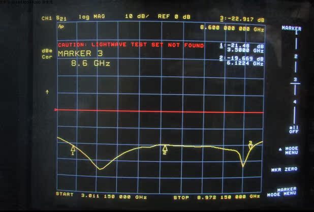 CMT进口 86-0141 3.5-8.6GHz SMA 一分二射频微波同轴功率功分器 - 图3