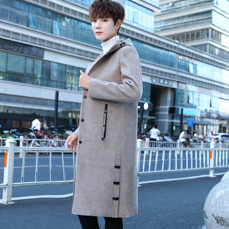 户外加厚男长款商务休闲毛呢大衣 佐卡欧毛呢大衣