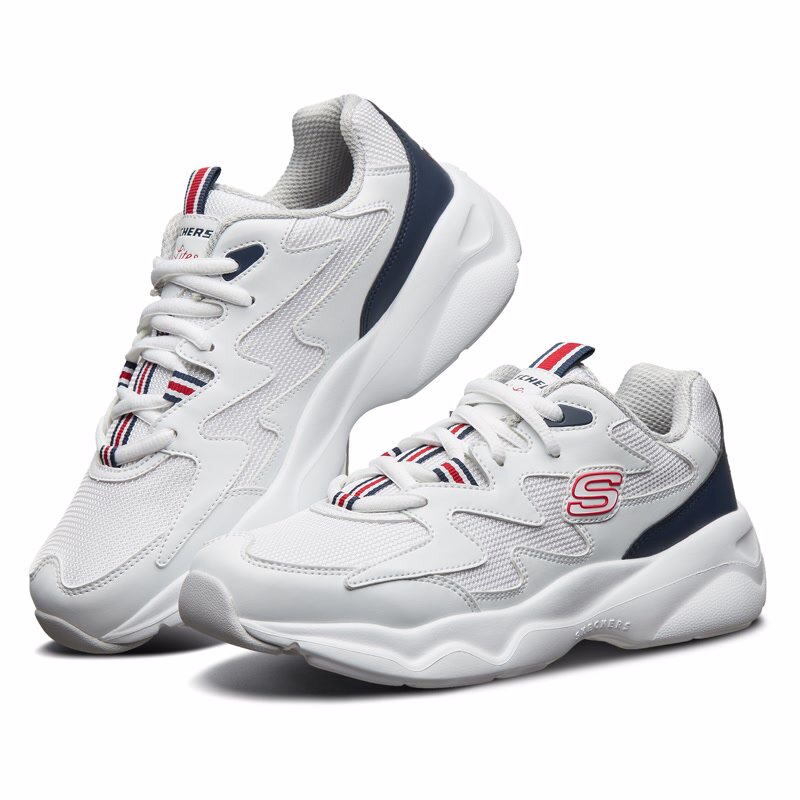 skechers官方旗舰熊猫鞋增高女鞋 斯凯奇骏清跑步鞋