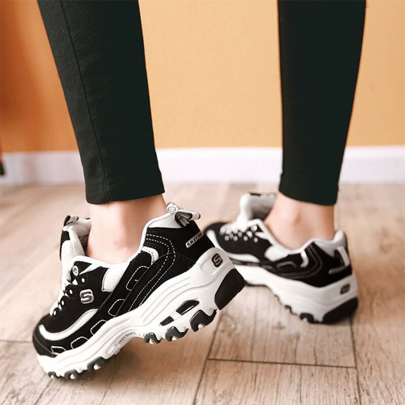 skechers情侣鞋女鞋经典一代男鞋 斯凯奇骏清时尚休闲鞋