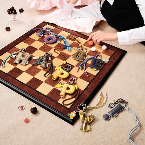 POPMART泡泡玛特LABUBU拉布布心底密码系列字母挂件盲盒 - 图3