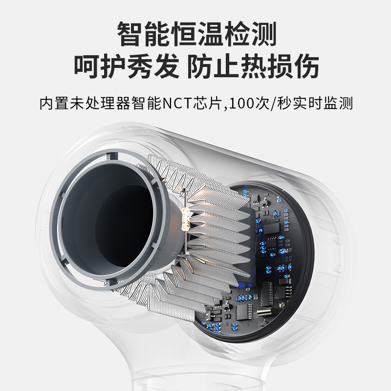 Lenovo联想高速吹风机负离子护发家用速干大风力电吹风低音不伤发