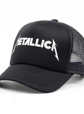 速卖通metallica定制四季潮网帽