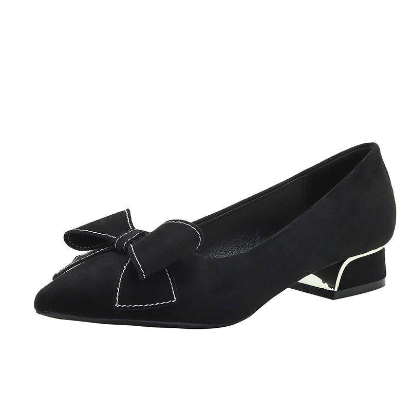 尖头单鞋女2026春秋季新款平底豆豆鞋韩版时尚浅口仙女妈妈鞋定制,淘宝优惠券,粉丝福利购,淘宝优惠卷