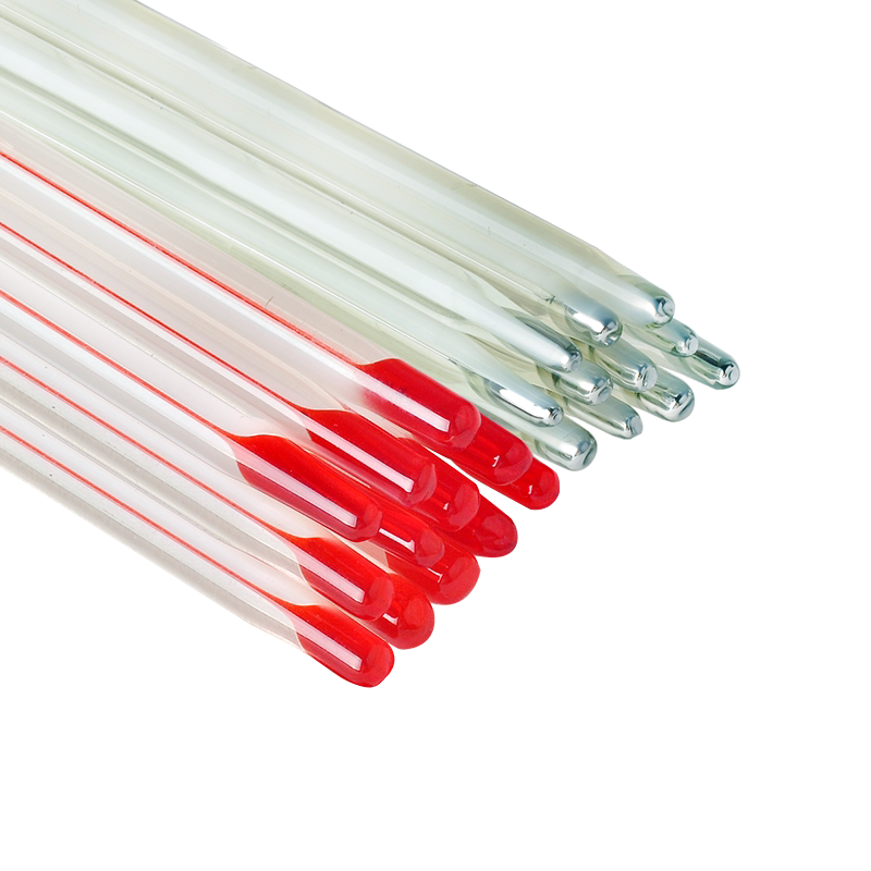 Industrial high precision red water thermometer glass rod type alcohol thermometer kerosene thermometer measuring water temperature of 100 degrees