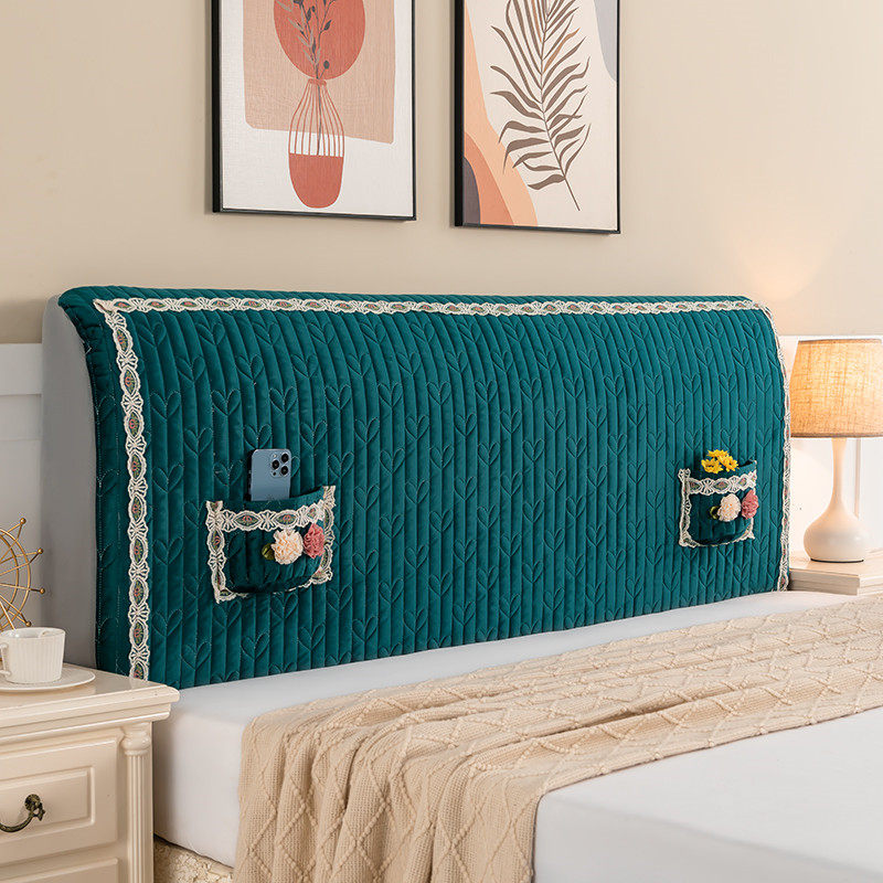 床头套罩2025新款高档万能通用遮丑木头皮软包夹棉全包床靠背罩套,淘宝优惠券,粉丝福利购,淘宝优惠卷