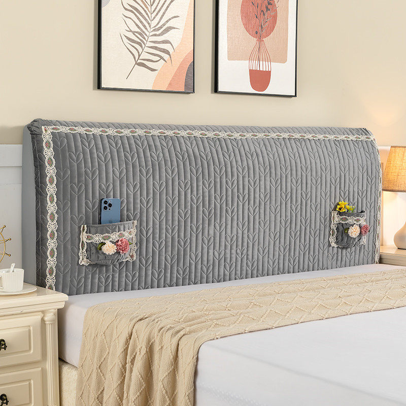 床头套罩2025新款高档万能通用遮丑木头皮软包夹棉全包床靠背罩套,淘宝优惠券,粉丝福利购,淘宝优惠卷