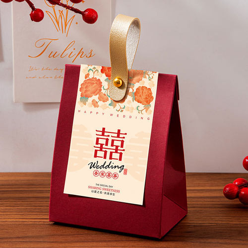 2025新款结婚订婚专用喜糖盒子高级感糖果盒婚礼婚宴伴手礼盒空盒 - 图3