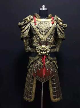 仿中国古代盔甲武将古装蒙古