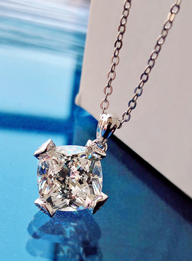 银镀铂金四爪项链闪亮