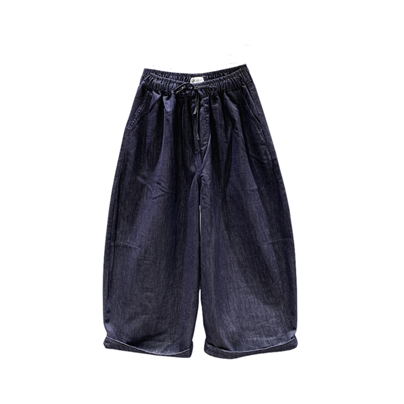 2026年春季新款水洗复古牛仔阔腿哈伦裤女百搭宽松无弹老爹裤垮裤,淘宝优惠券,粉丝福利购,淘宝优惠卷