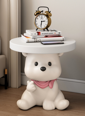 MSKA大熊落地摆件客厅沙发旁茶几