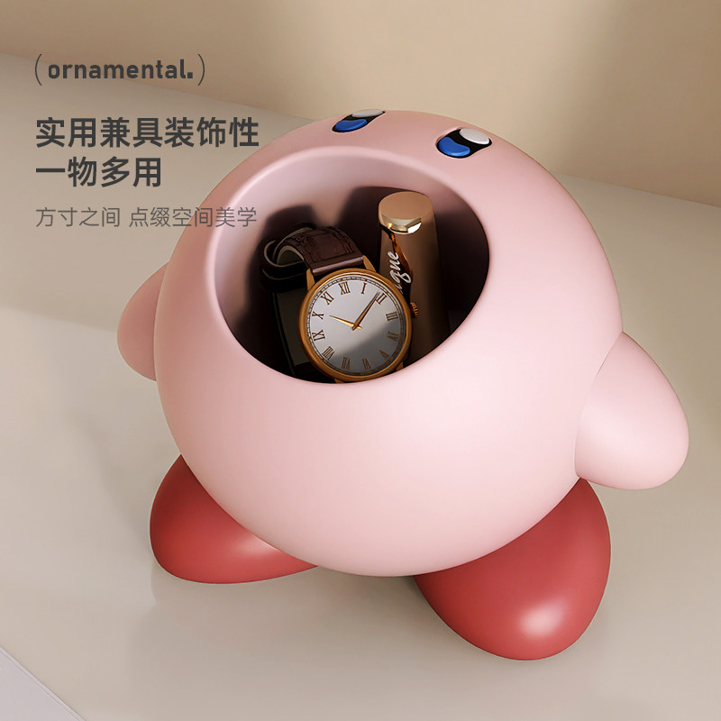 MSKA星之卡比笔筒摆件家居饰品办公室桌面化妆刷口红收纳生日礼物,淘宝优惠券,粉丝福利购,淘宝优惠卷