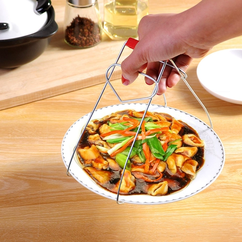 Возьмите зажим для миски, чтобы предотвратить горячий клип, миска с ручкой, овощи на пару, чтобы взять миску, чтобы предотвратить проскальзывание и анти -хот