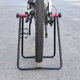 Foldable bicycle U-shaped parking rack