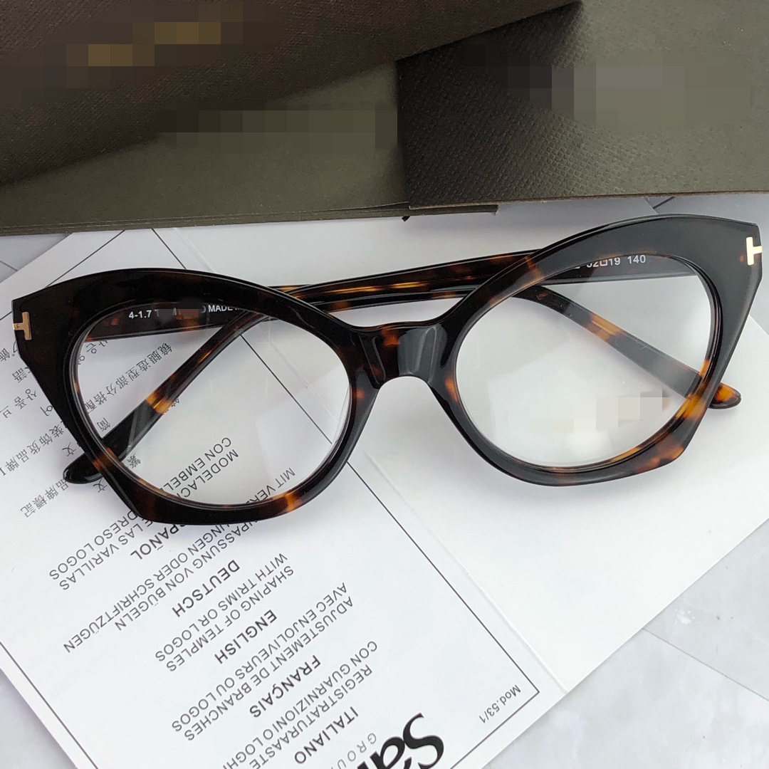TF5456 高品质进口板材舒适大框猫眼个姓款光学架近视眼镜框架女士 TF5456 高品质进口板材舒适大框猫眼个姓款光学架近视眼镜框架女士