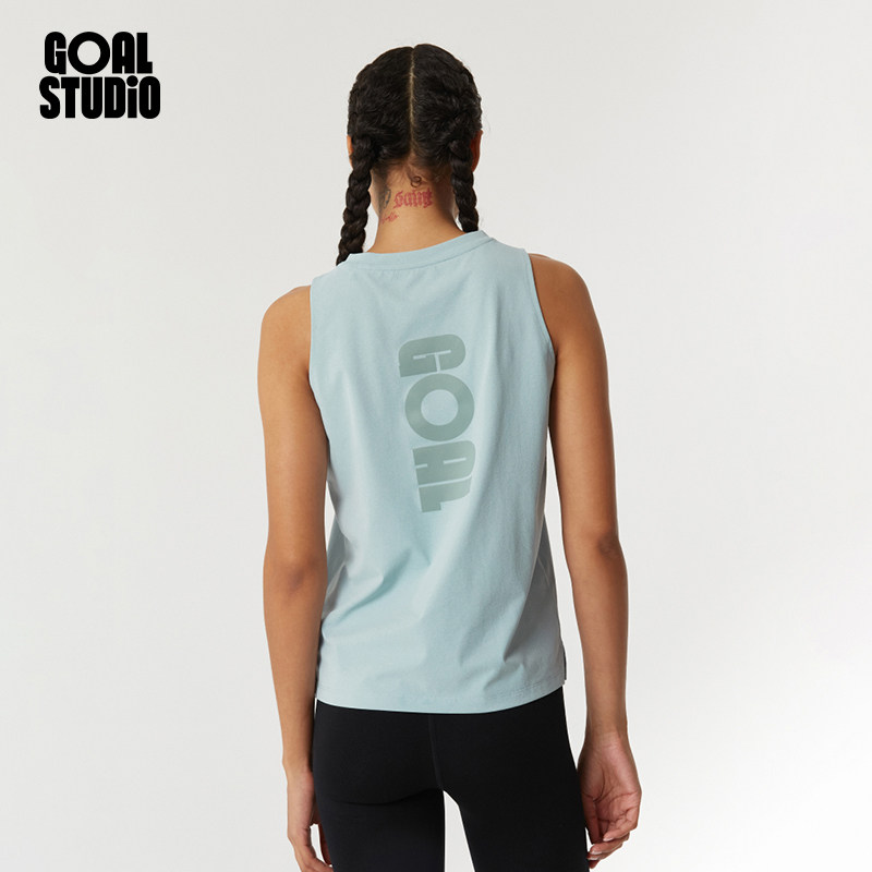 GOALSTUDIO 运动系列女士运动速干背心T恤跑步夏季女款无袖透气,淘宝优惠券,粉丝福利购,淘宝优惠卷