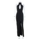 Elegant and high-end halterneck design slit dress