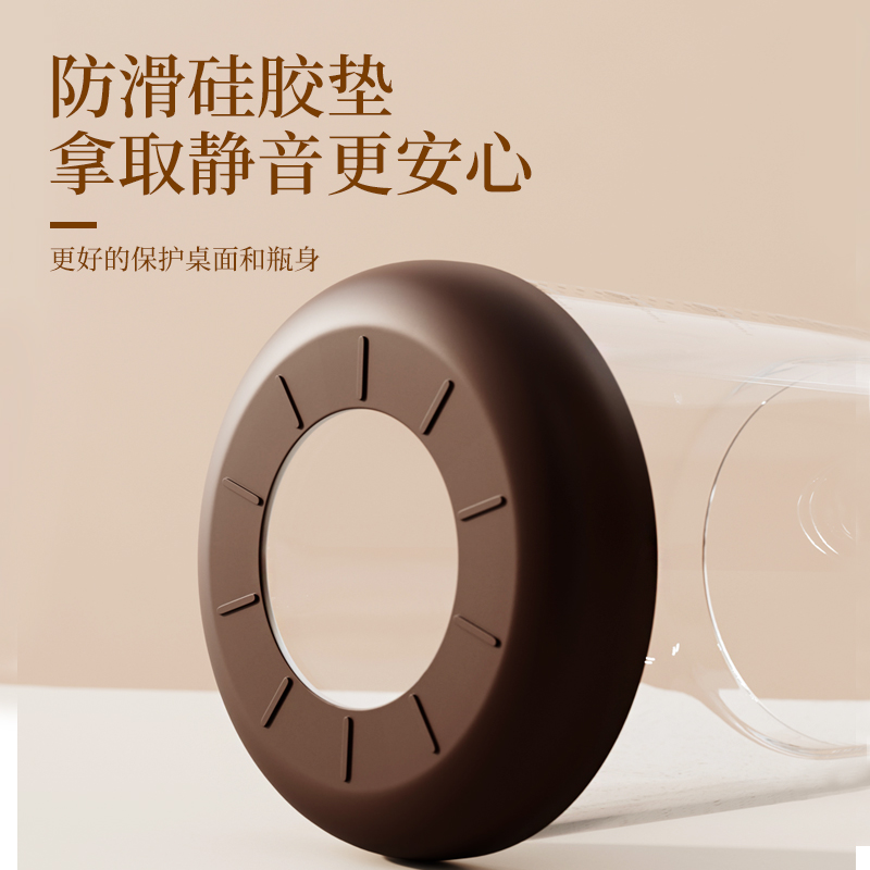 糖罐白砂糖防潮罐食品级家用厨房红糖冰糖储存罐带勺玻璃密封瓶子 - 图2