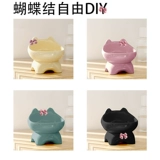 Керамика кошачья миска милая кошачья миска питьевая вода консервированная кошачья пища защищает от переворота шейки матки