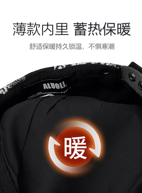 阿萝璃时尚百搭复古千鸟格贝雷帽