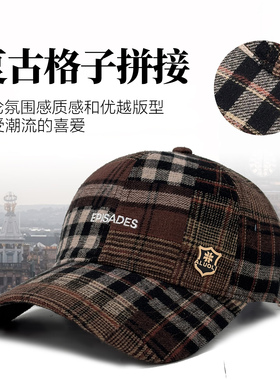 阿萝璃帽子秋冬季保暖英伦棒球帽