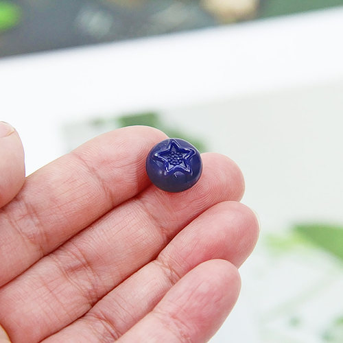大号水果软陶切片葡萄草莓柠檬蓝莓奇异火龙果史莱姆填充物配件 - 图2