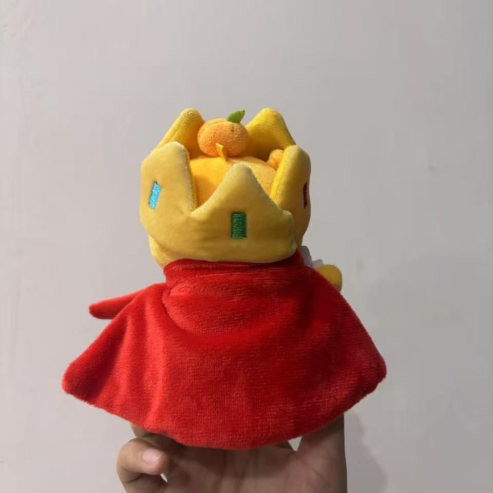 正版水豚娃衣13玩偶10cm通用棉花娃娃帽子围兜可爱超萌自嘲熊 - 图1