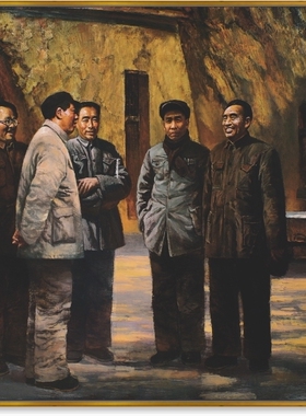红色革命题材党建文化宣传画