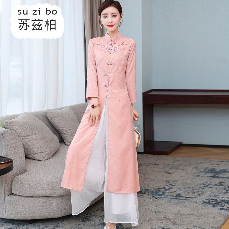 春秋中国风禅意改良旗袍仙气汉服 苏兹柏上衣